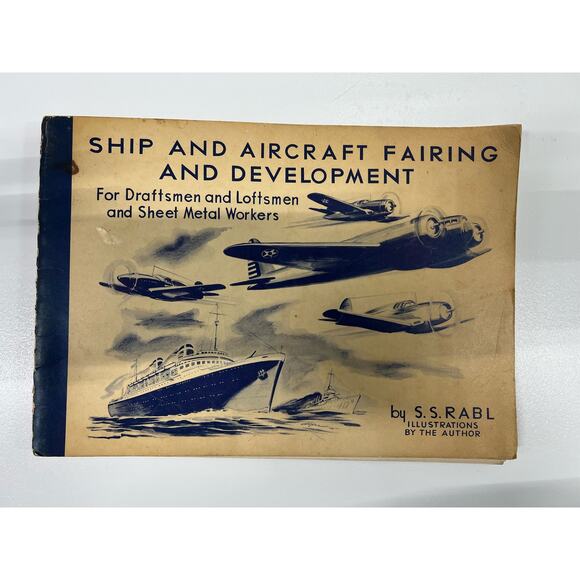 Rare Vintage Ships and Aircraft Fairing and Delipment For  Draftsman Book - Picture 2 of 6